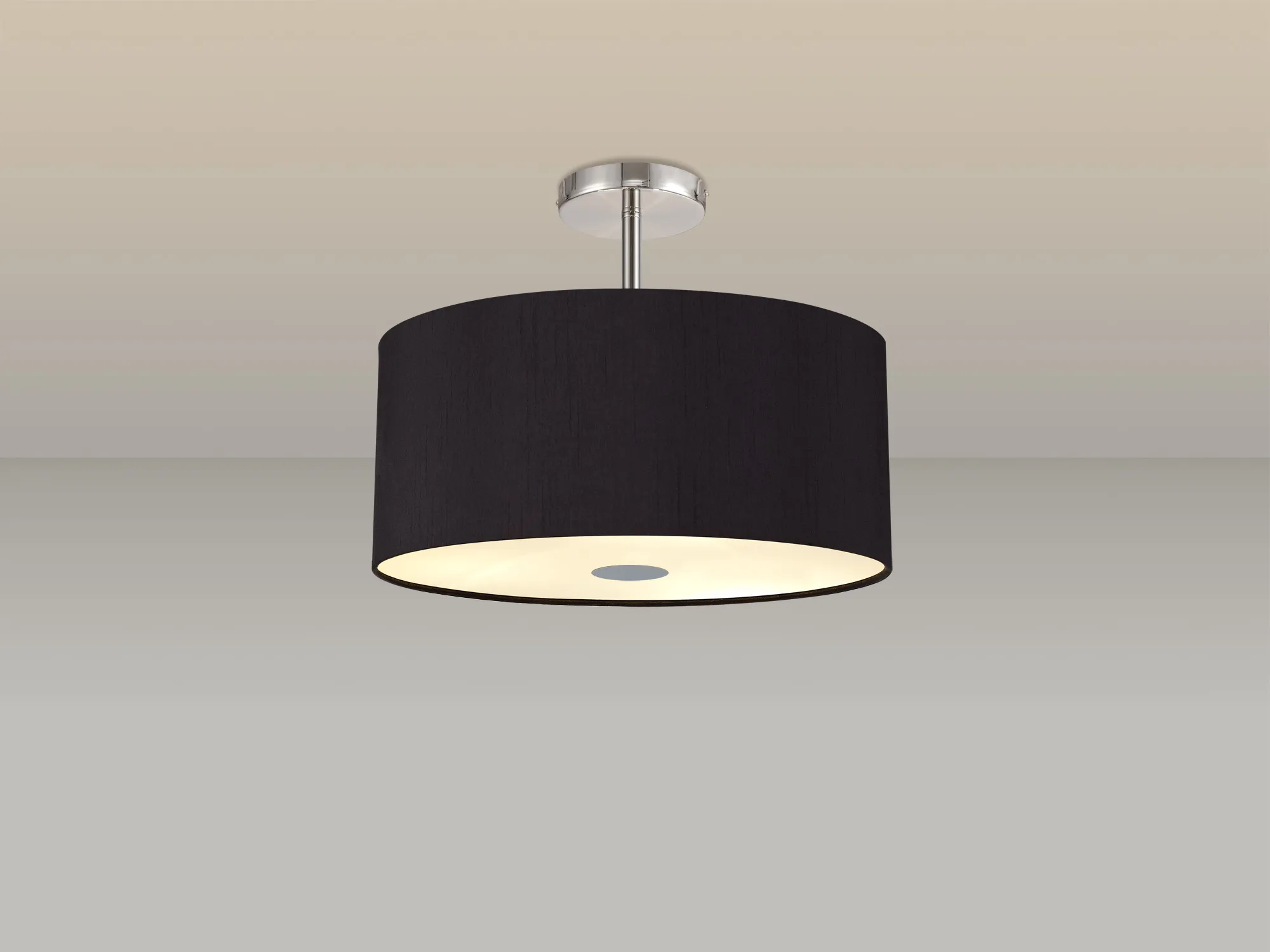 Baymont CH BL/GR Ceiling Lights Deco Semi Flush Fittings Baymont CH BL/GR Ceiling Lights Deco Semi Flush Fittings